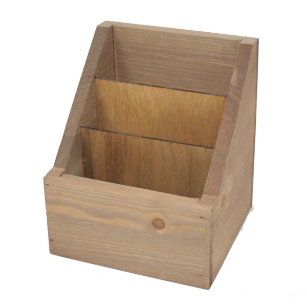 Wooden Leaflet Holder - Holds 3 x A6